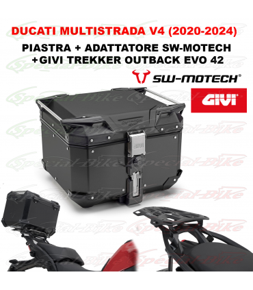 Kit Bauletto Top Case Givi OBKE42B Ducati Multistrada V4 (20-24)