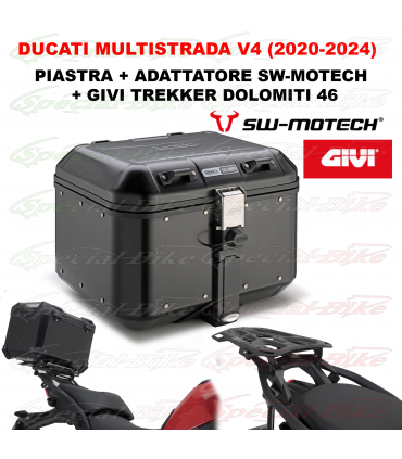 Kit Bauletto Top Case Givi DLM46B Ducati Multistrada V4 (20-24)