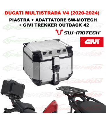 Kit Bauletto Top Case Givi OBKN42A Ducati Multistrada V4 (20-24)