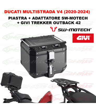 Kit Bauletto Top Case Givi OBKN42B Ducati Multistrada V4 (20-24)