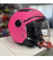 Casco Jet bambino JFM 710 Omologazione 22.06 Fucsia Opaco