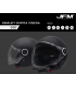 Casco Jet JFM 550 Nero opaco con visierino parasole