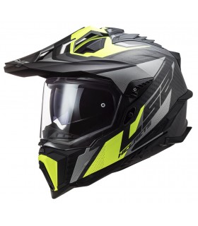 Casco Maxi-Enduro LS2 EXPLORER C MX701 EXTEND Verde Militare Mimetico OPACO