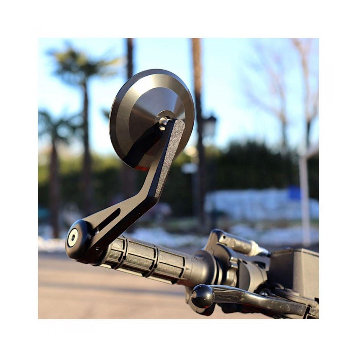 Retr. dx/sx bar end mini alluminio nero -zpc820.