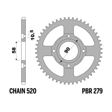 Corone z44 c45 h.125xl c.520