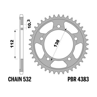 Corone yamaha r6 z50 c45 c.532