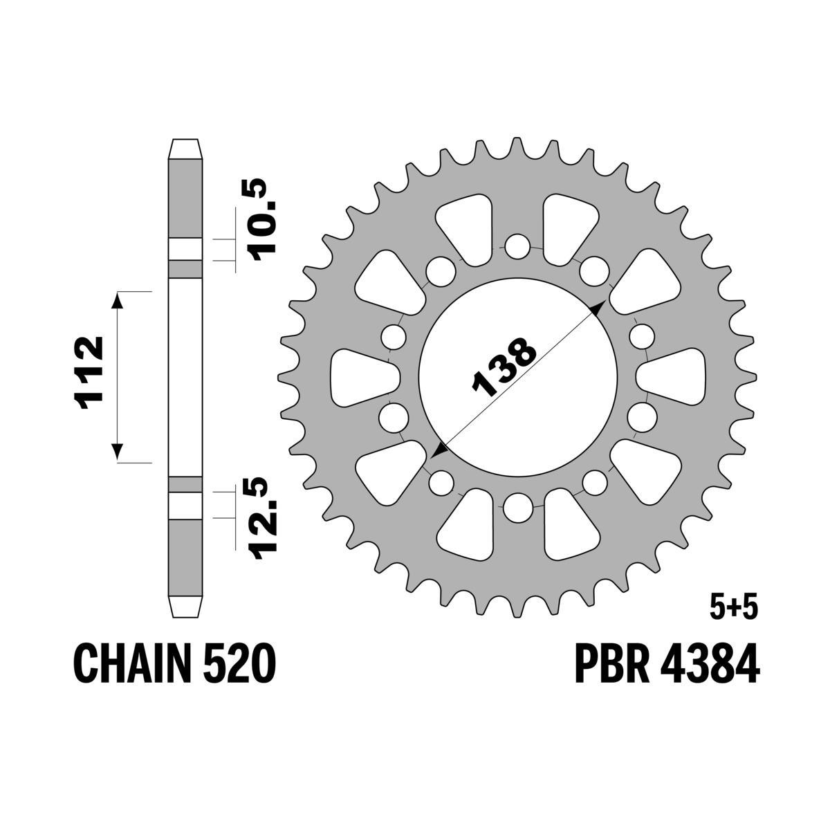 Corone mod.520 z39 ergal duro *per r1