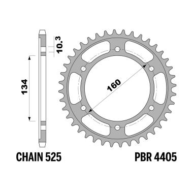 Corone honda cbr600f z44 c45 c.525