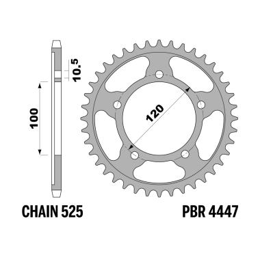 Corone aprilia rsv-r z41 c45 c.525