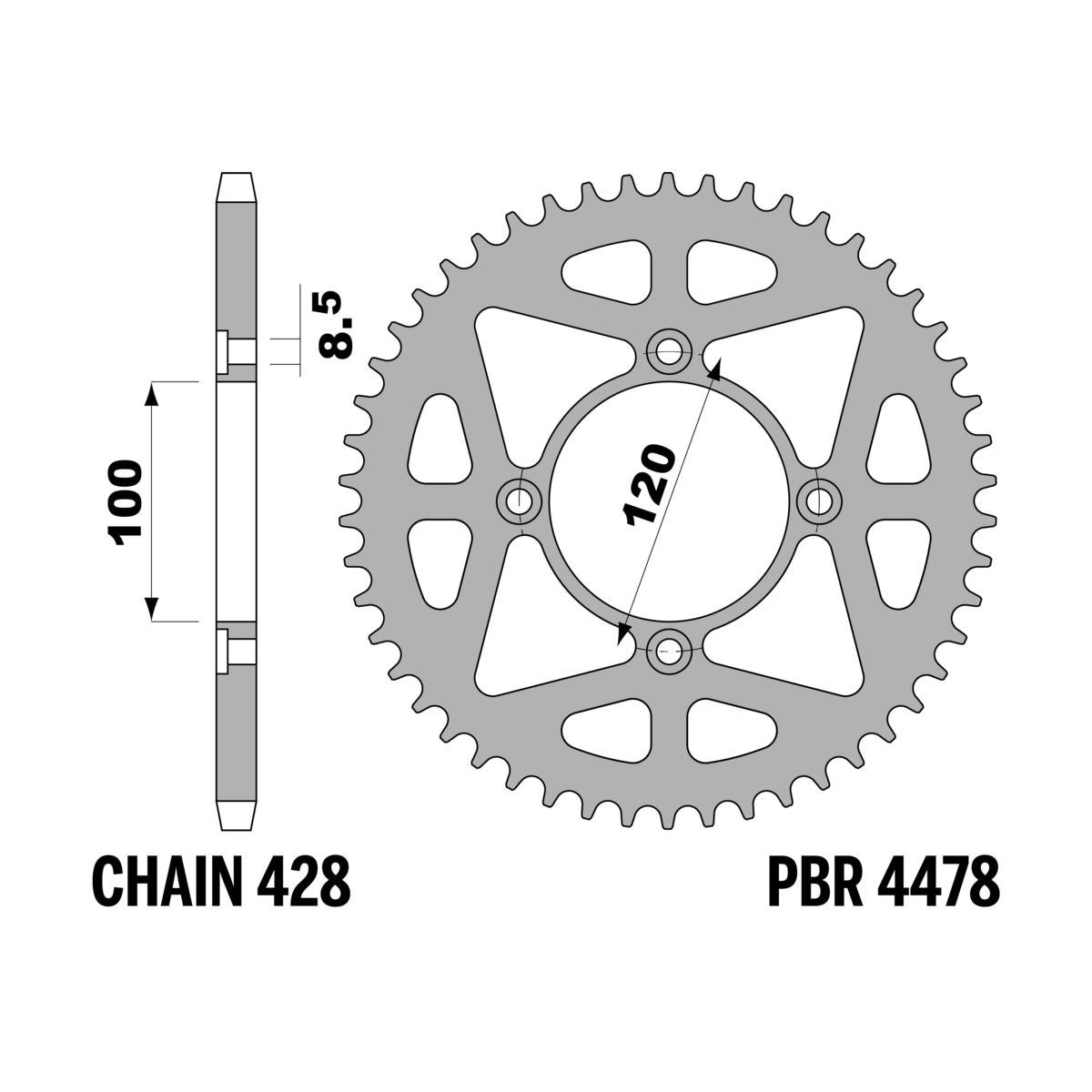 Corone beta 125rr  cat.428 z47 ergal