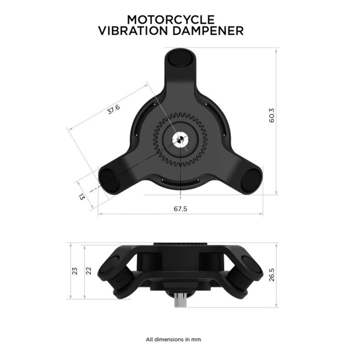 Quadl motorcycle vibration dampener
