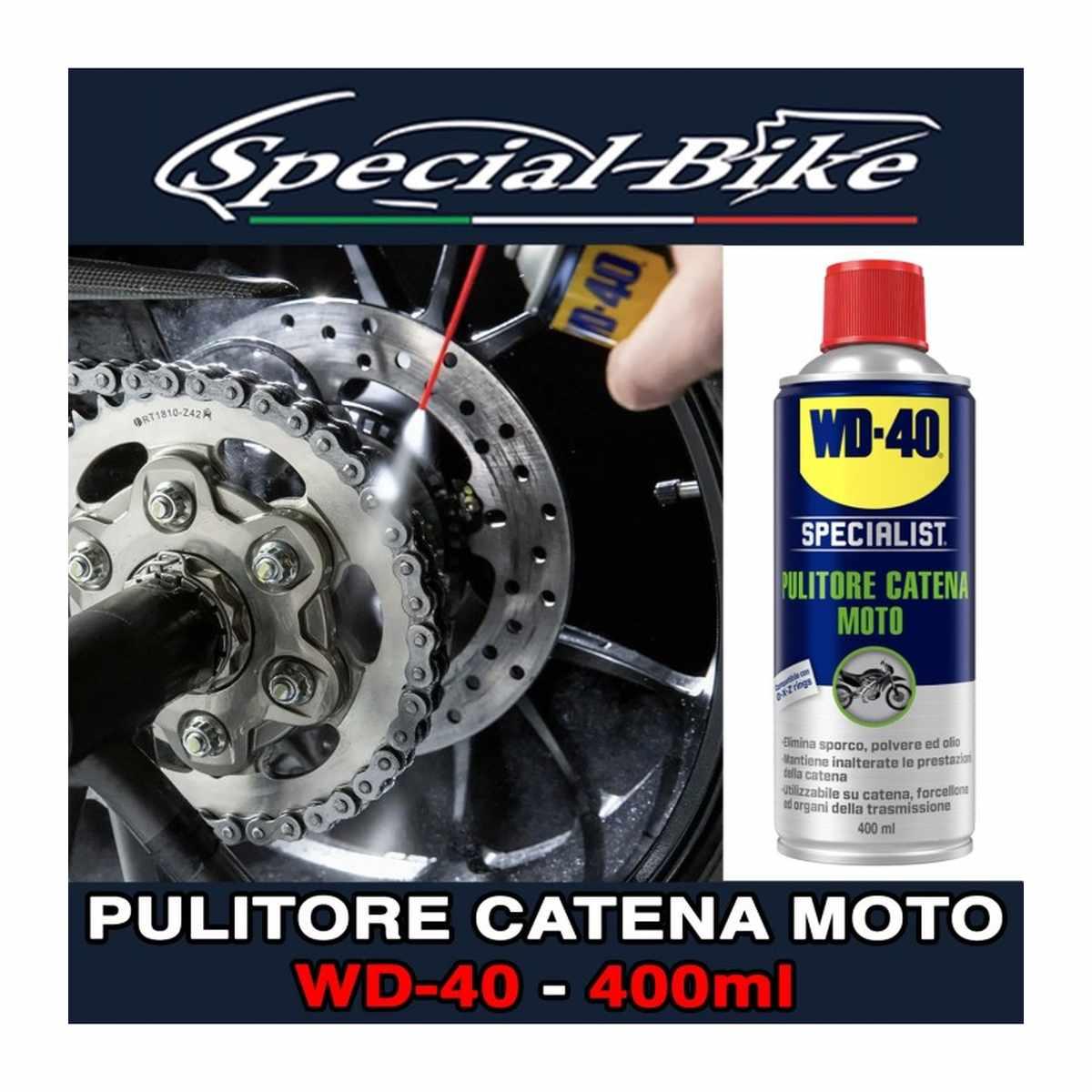 Pulitore catena wd-40
