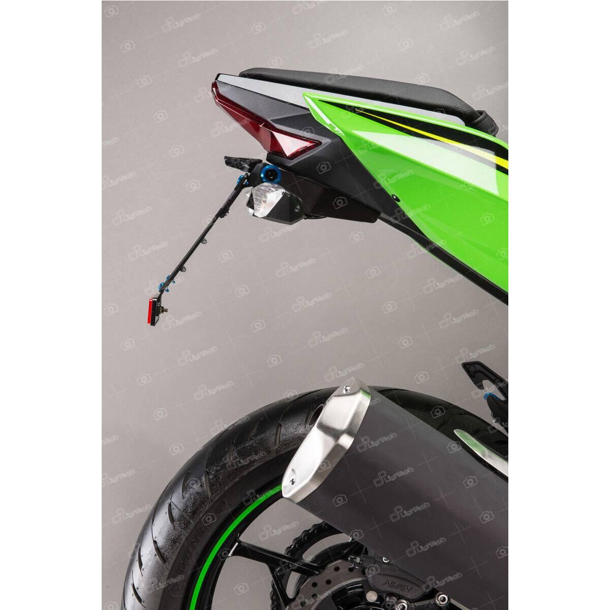 Kit Portatarga Regolabile Kawasaki Ninja z 250 400 500