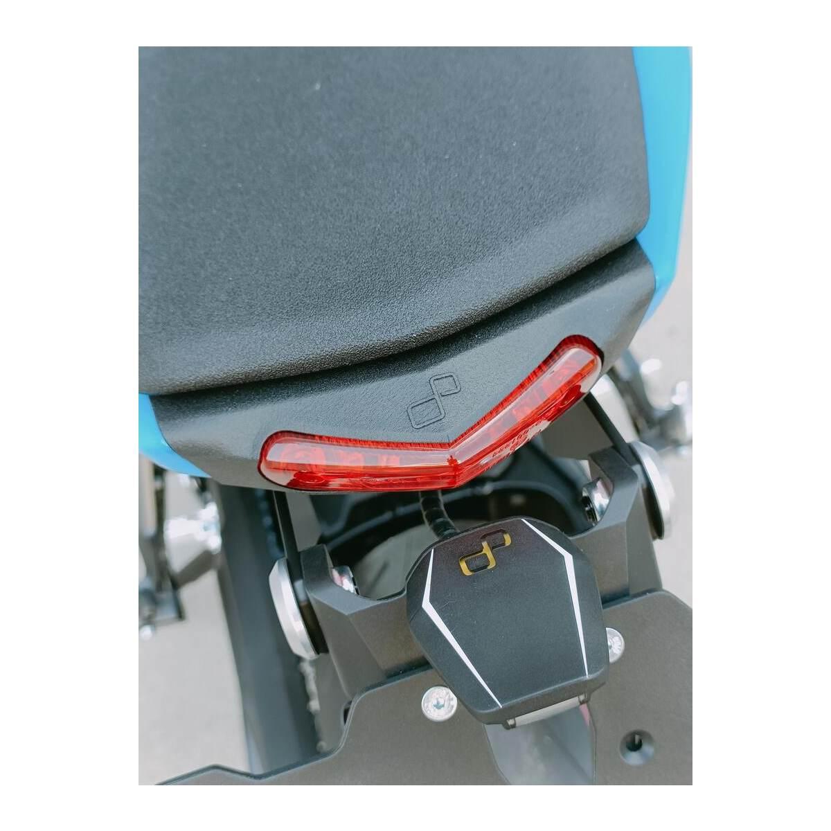 Luce Targa Omologata E13 Nero Opaco