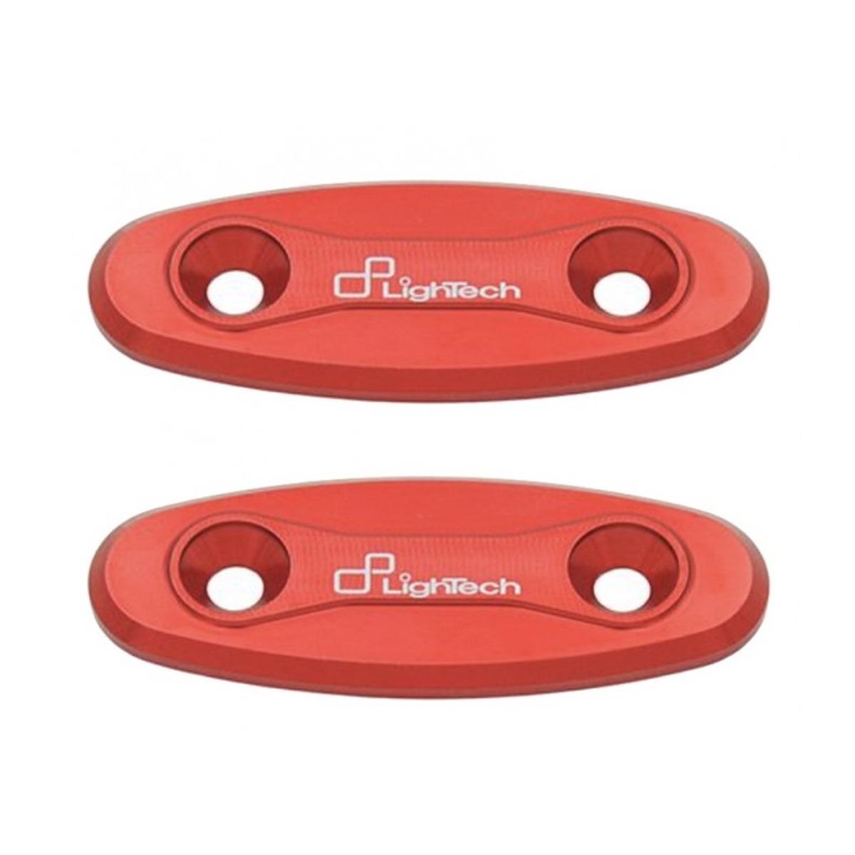 Coppia Tappi Sede Specchio Rosso ( Specchietti,Tappi Specchio )