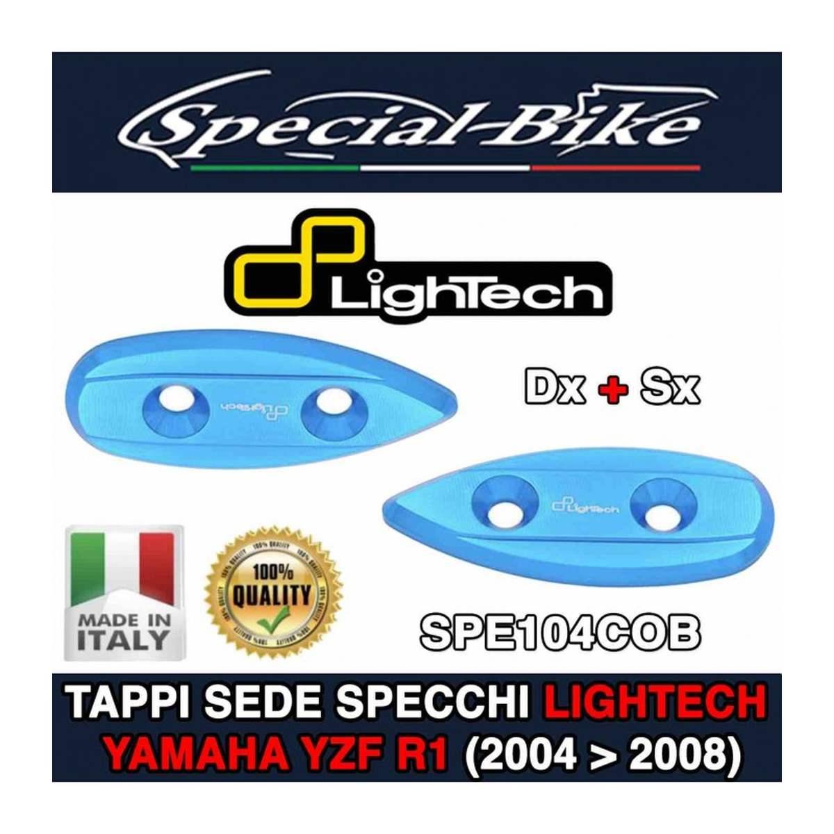 Coppia Tappi Sede Specchio Cobalto ( Specchietti,Tappi Specchio )