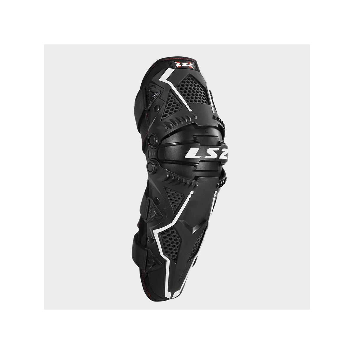 Ls2 fortress knee protector black