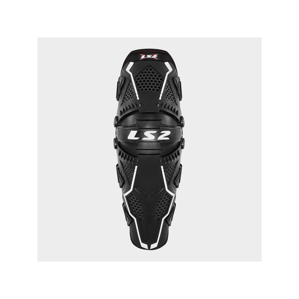 Ls2 fortress knee protector black