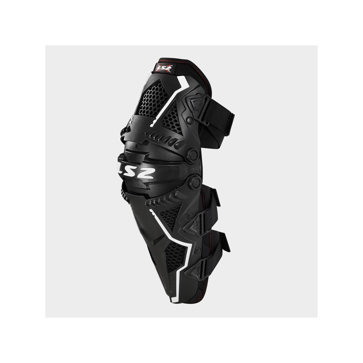 Ls2 fortress knee protector black