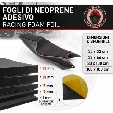 Neoprene adesivo spessore 15 mm - misura 33x33cm