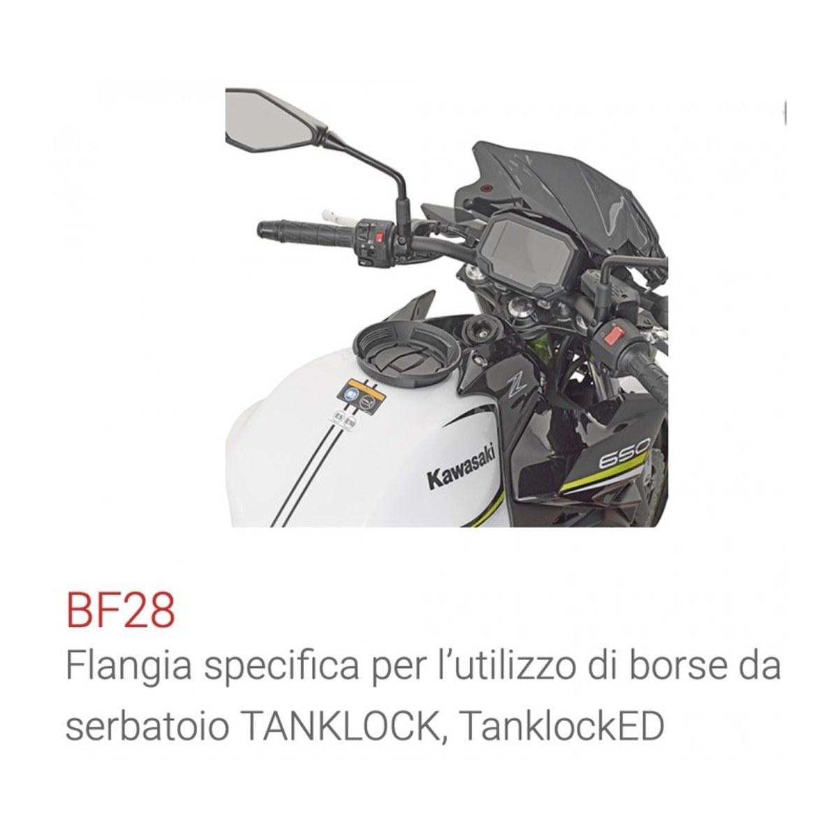 Flangia GIVI per borse da serbatoio TANKLOCK, TanklockED BF28