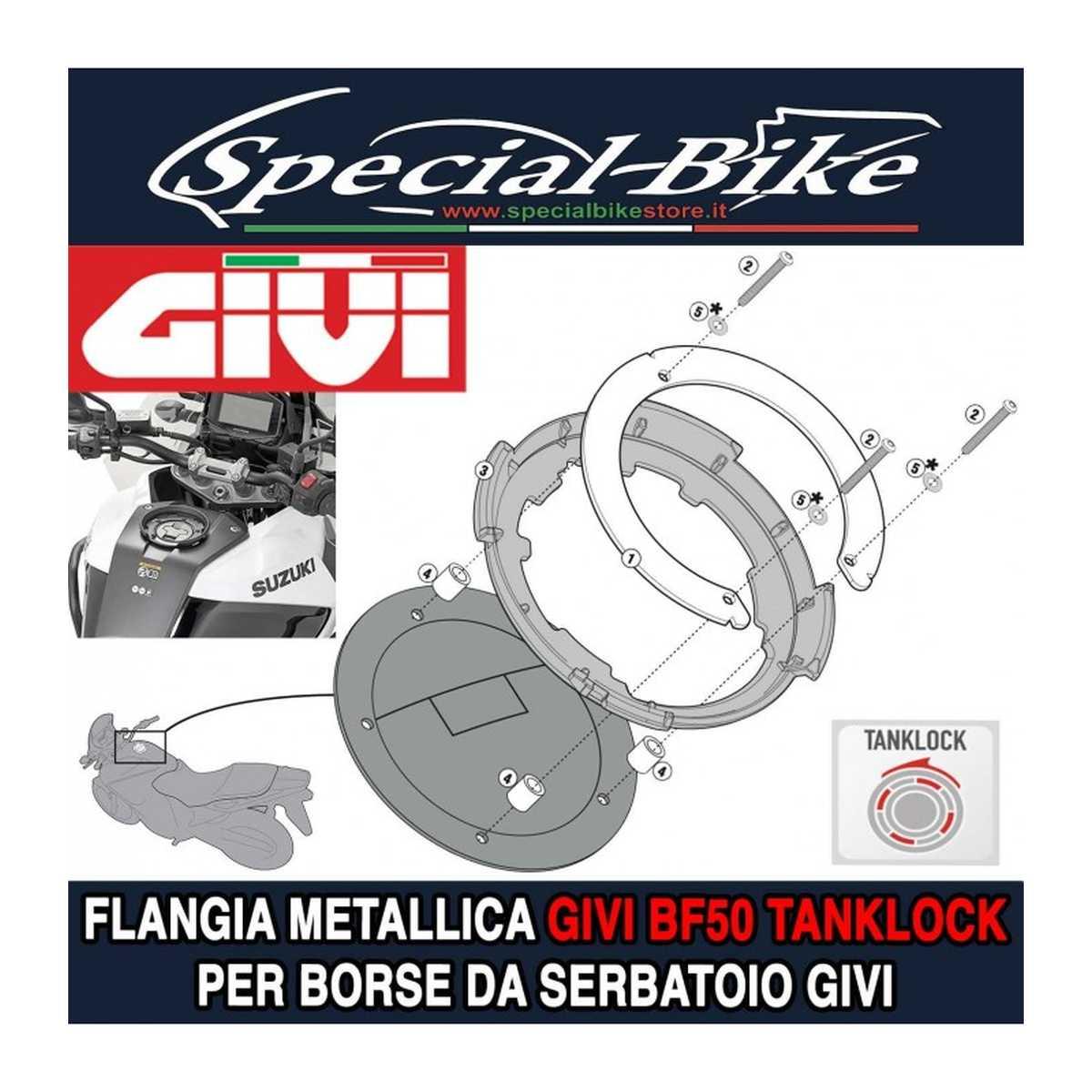 Flangia GIVI per borse da serbatoio TANKLOCK, TanklockED BF50