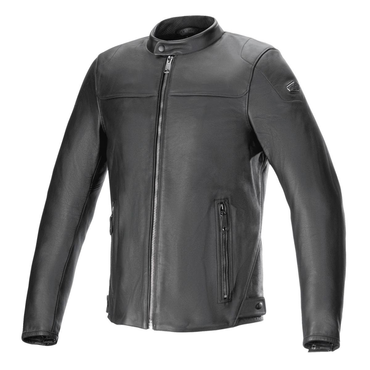 Blacktrack leather jacket