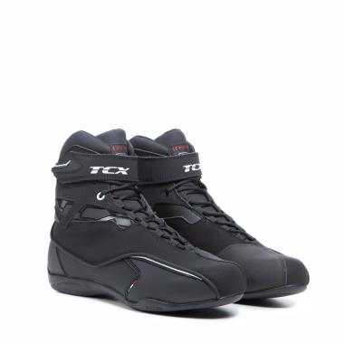 Zeta wp scarpe moto impermeabili uomo - nero