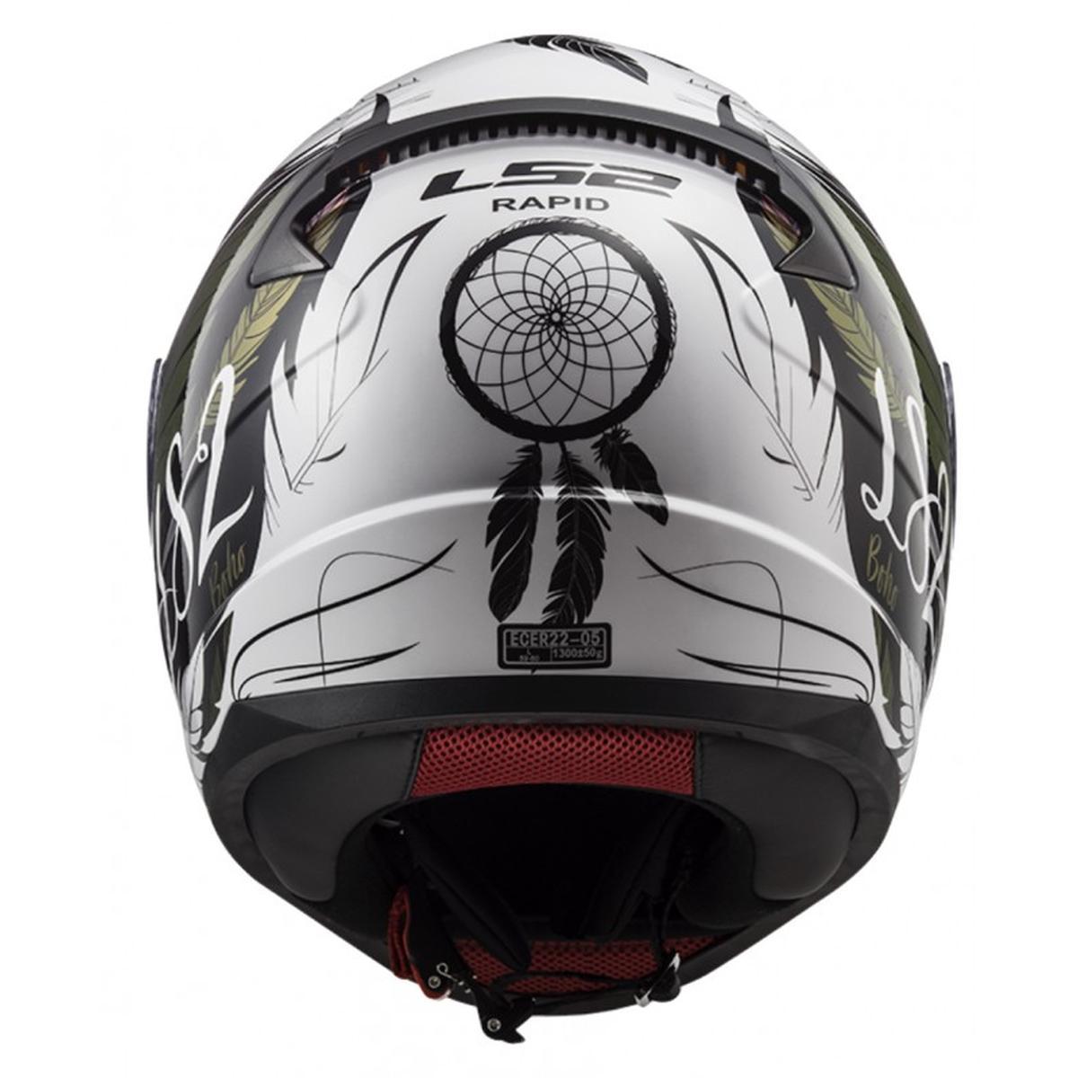 Ls2 ff353 rapid ii boho white black pink