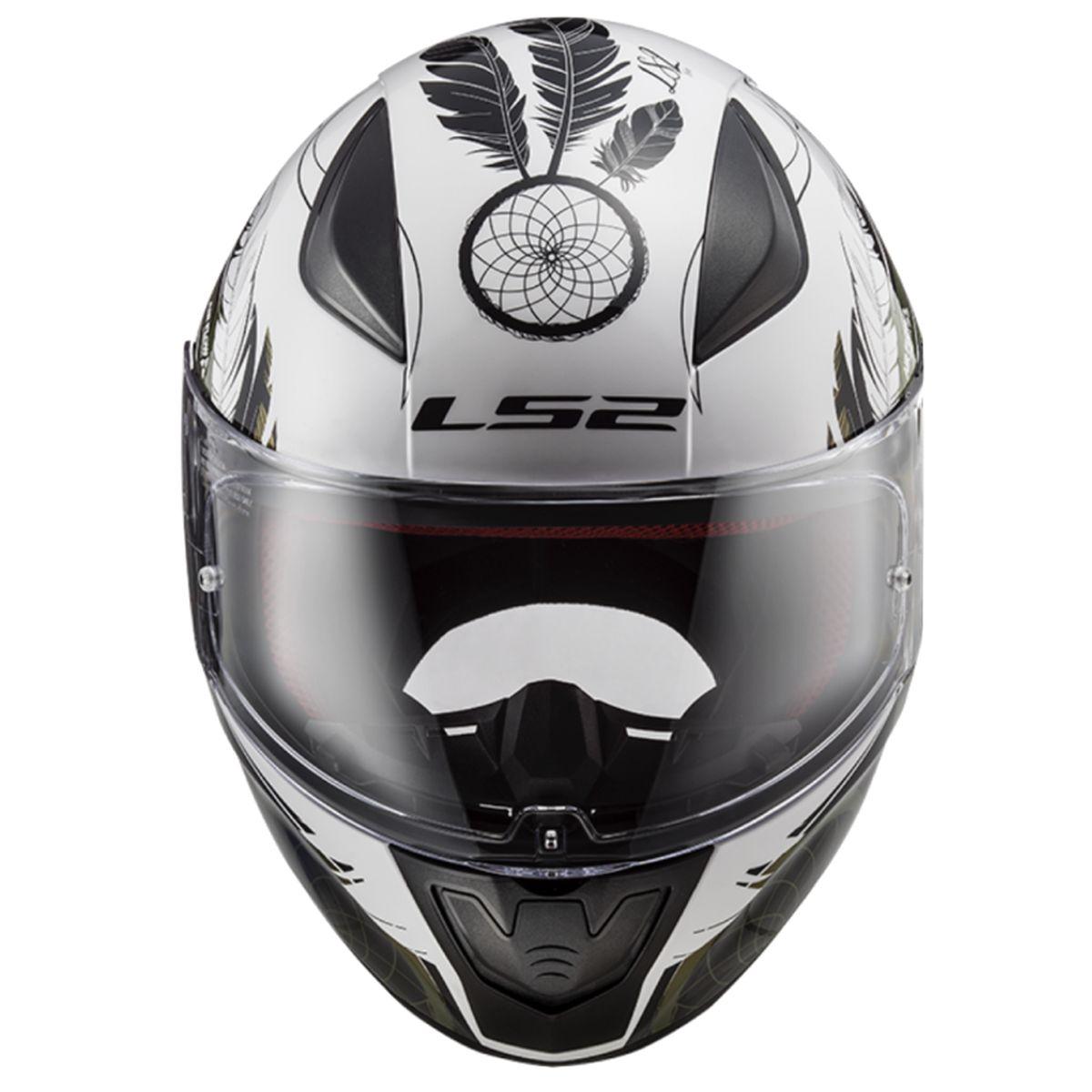 Ls2 ff353 rapid ii boho white black pink