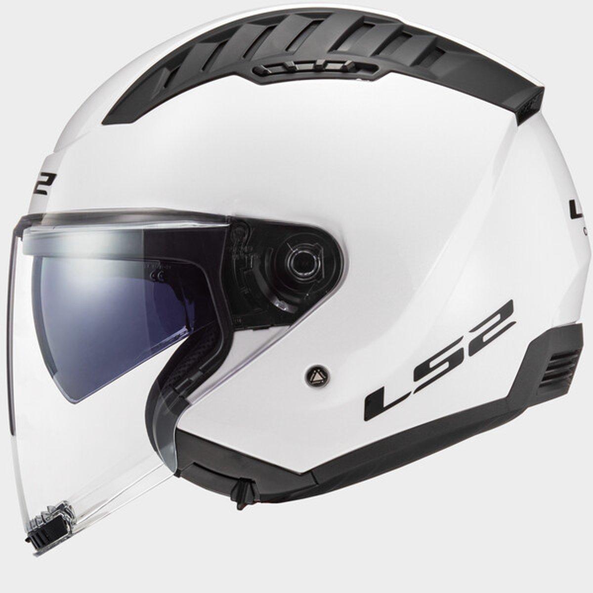 Ls2 of600 copter ii solid gloss white-06