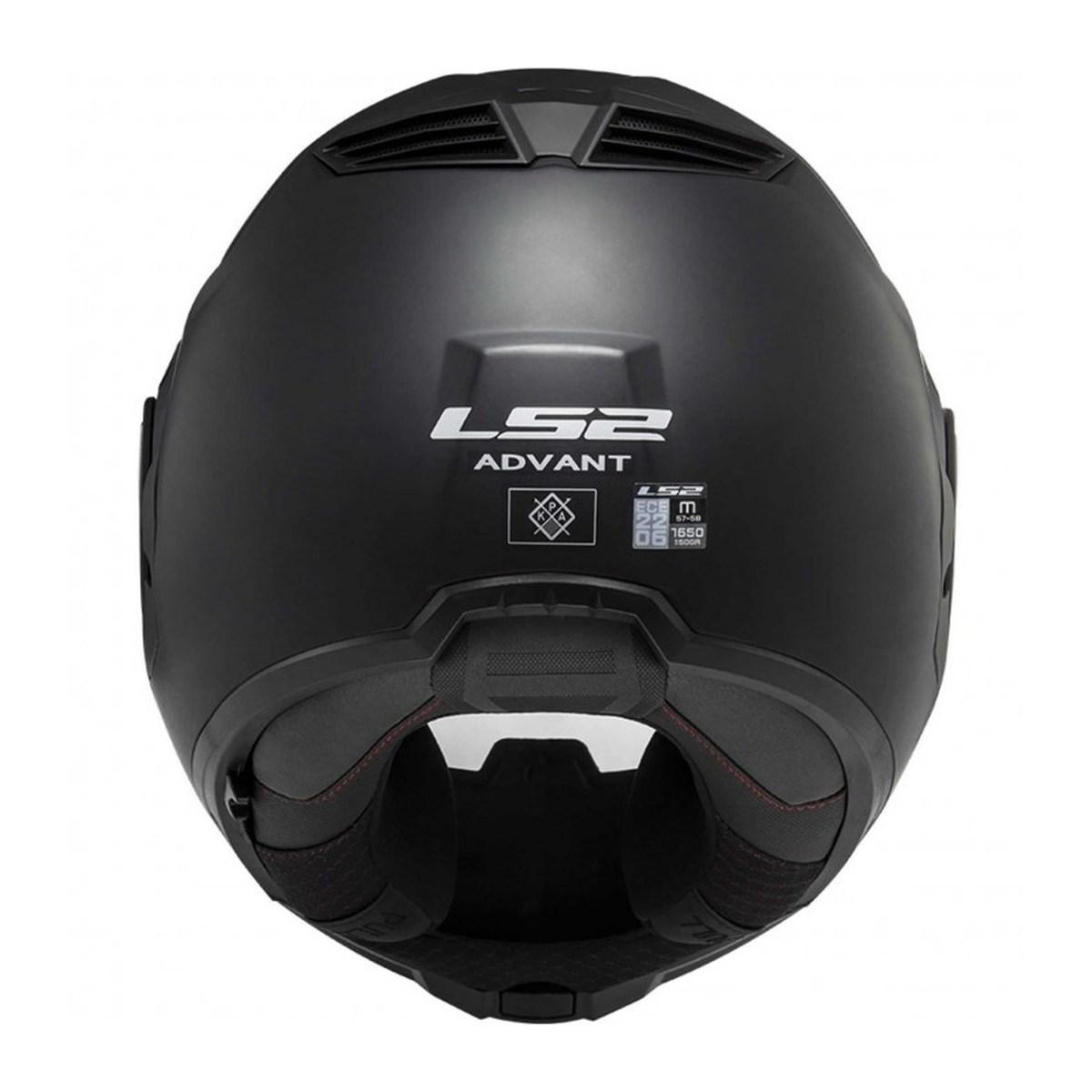 Ls2 ff906 advant solid matt black-06