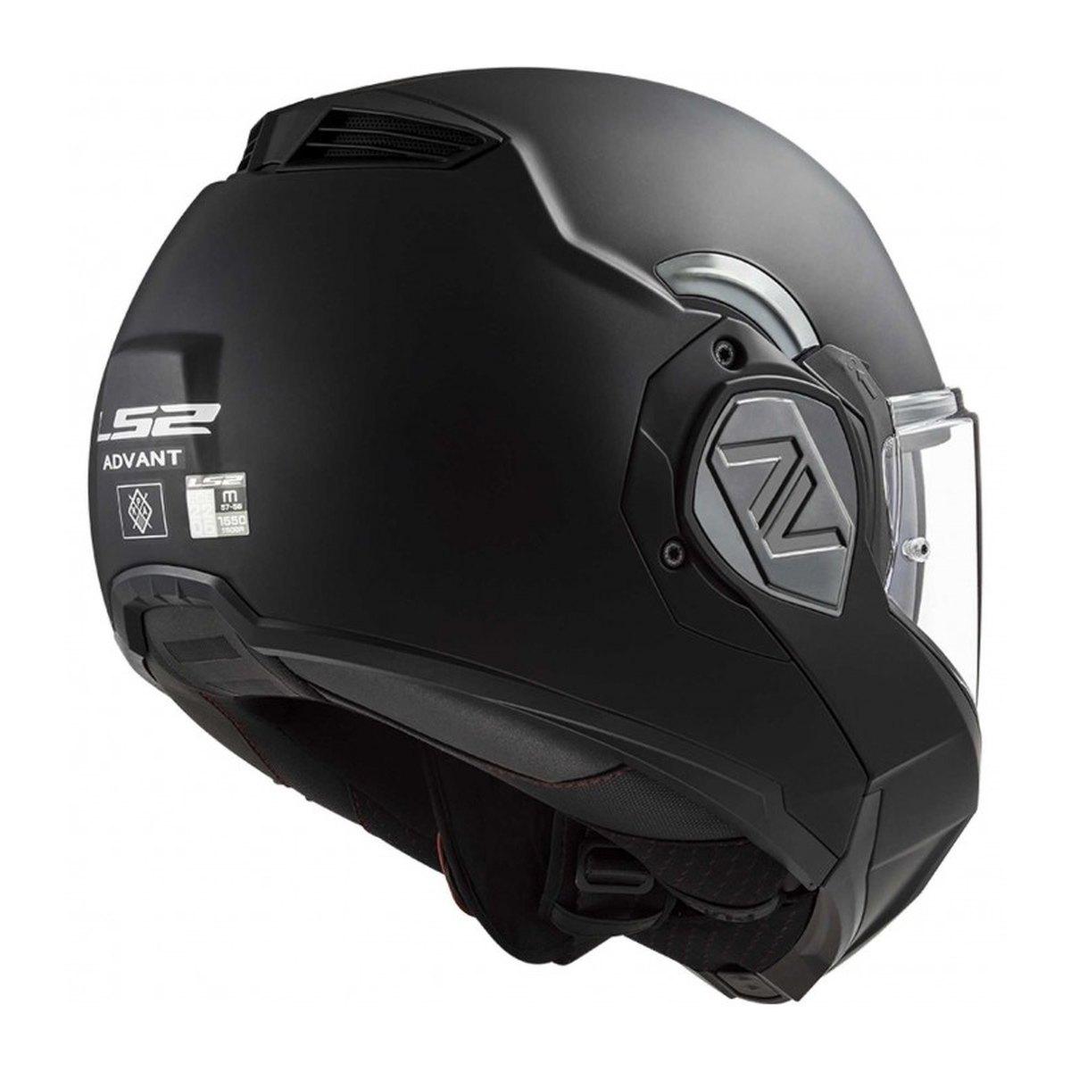 Ls2 ff906 advant solid matt black-06