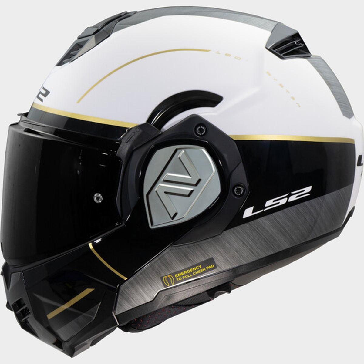 Ls2 ff906 advant iron matt white black jeans