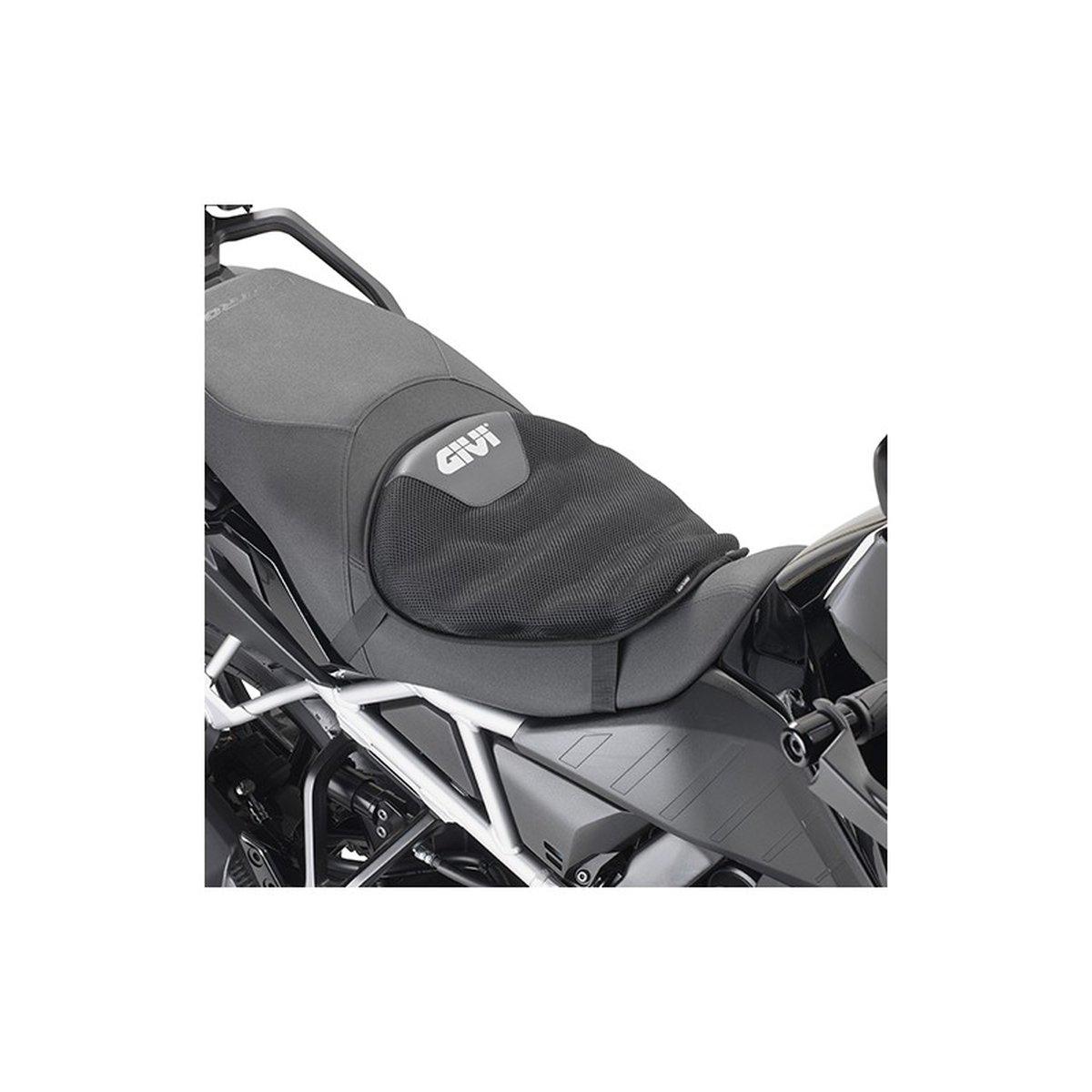 Cuscino da sella in tessuto nero ad aria