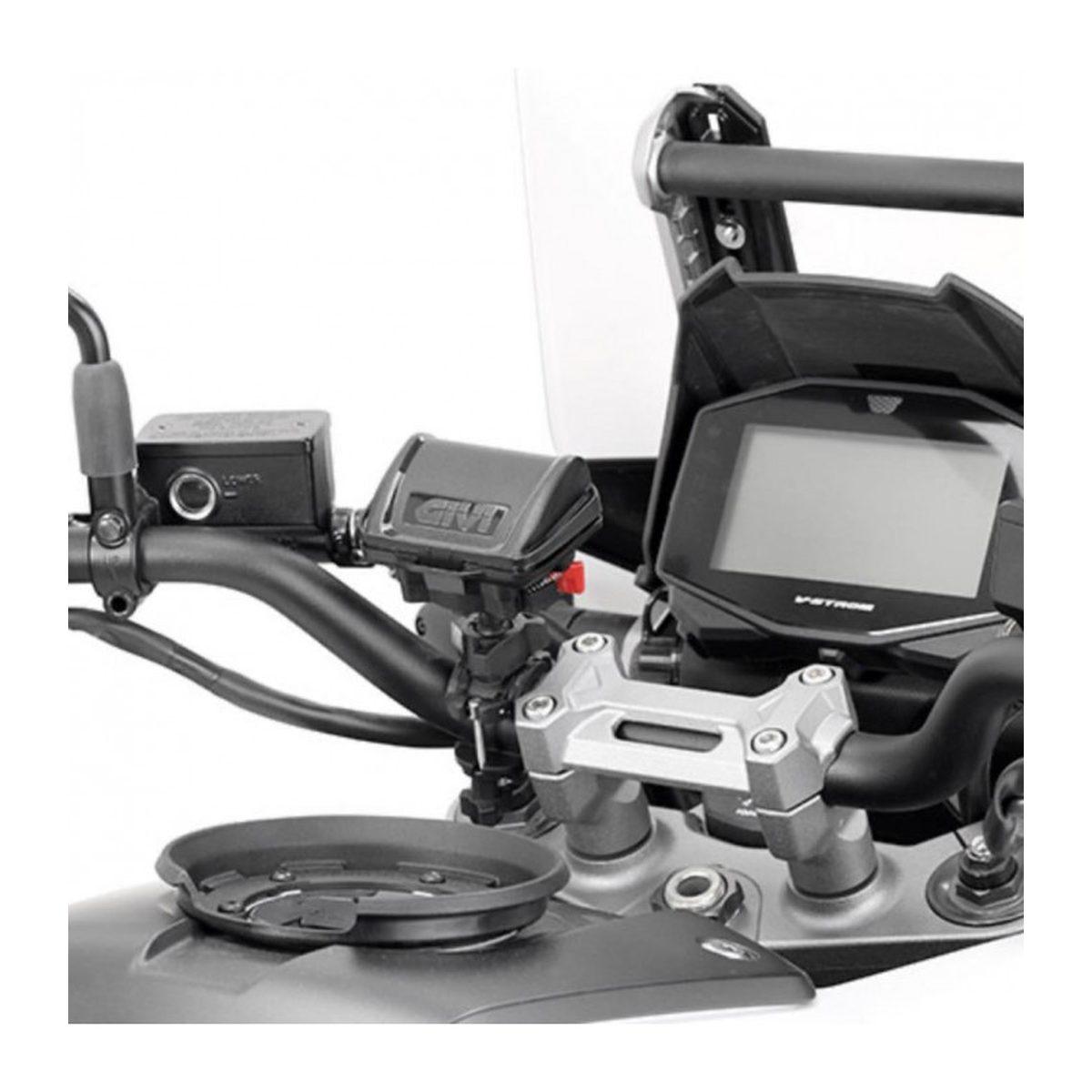 Custodia dispositivi di pagamento autostradale per manubri e traversini