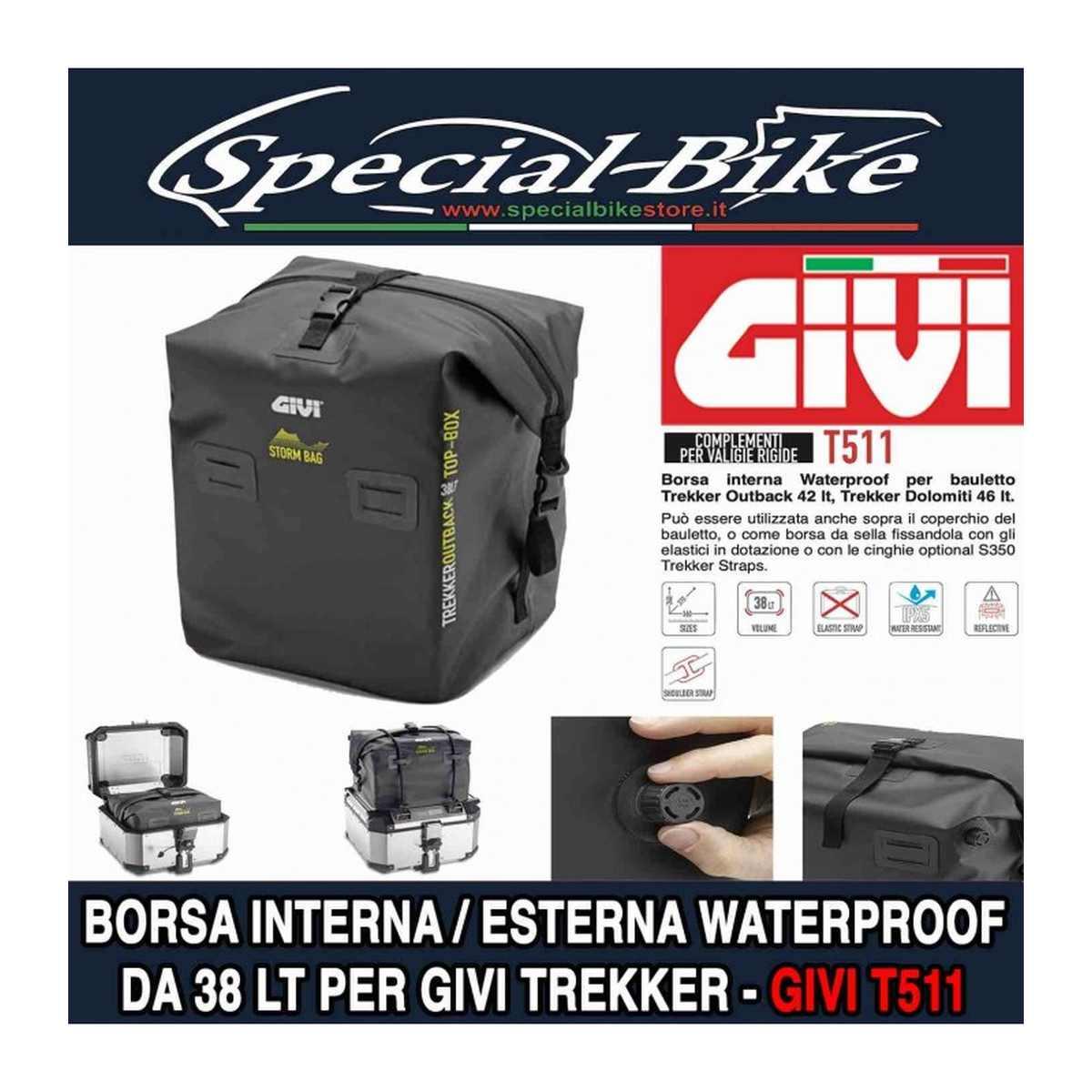 Borsa 36lt waterproof per trekker